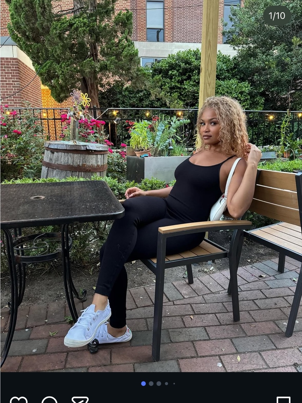 Women’s Black Ribbed Tank Jumpsuit